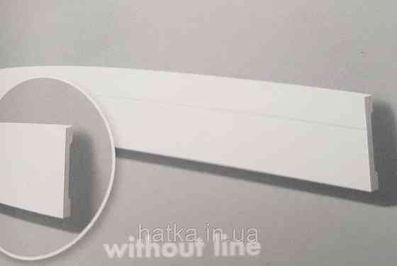 Плинтус напольный NMC decoration 2000Х110Х15 дюрополимер FD25 белый возможность окраски 3028380 Киев