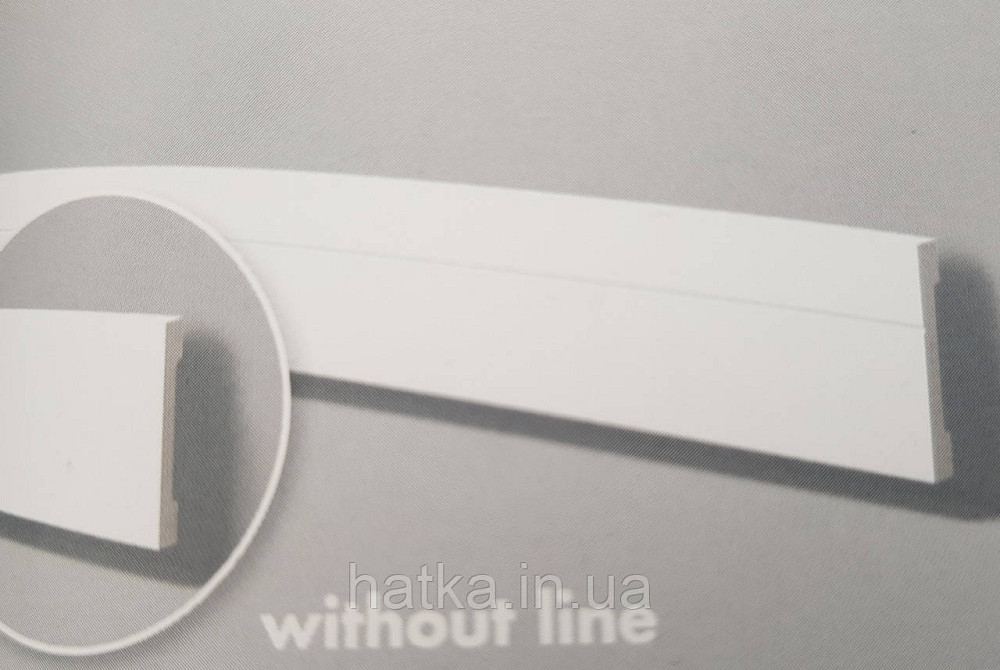 Плинтус напольный NMC decoration 2000Х110Х15 дюрополимер FD25 белый возможность окраски 3028380 Киев - изображение 2