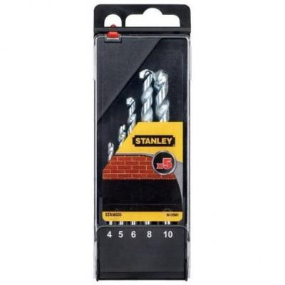 Набор сверл Stanley по кирпичу, d=4,5,6,8,10мм (STA56035) Винница - изображение 1