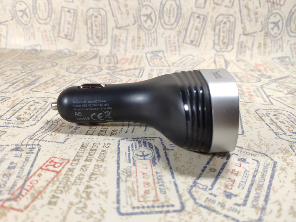 Автомобільний зарядний пристрій HOCO Z29 Київ - фото 5