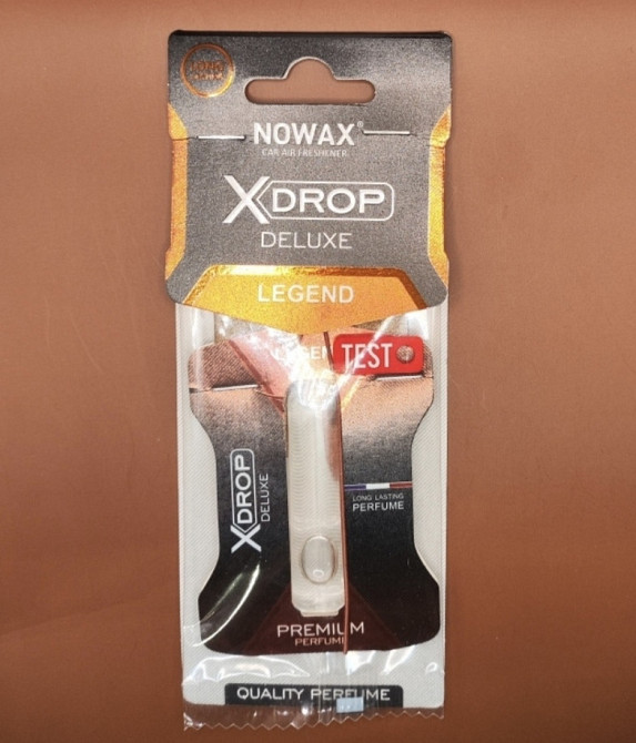 Ароматизатор в машину Novax з капсулою X Drop Deluxe - LEGEND Смела - изображение 1