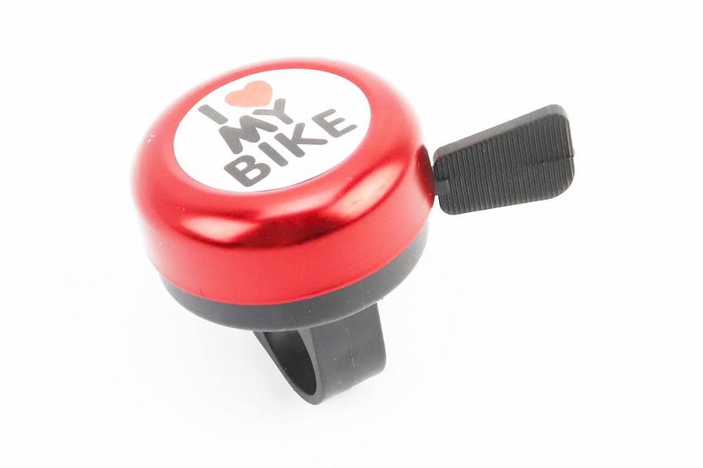 Дзвінок механічний "I love my Bike", червоний Київ - фото 1