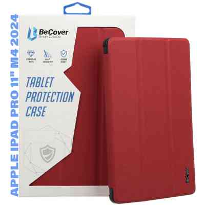 Чехол для планшета BeCover Smart Case Apple iPad Pro 11" M4 2024 Red Wine (711628) Винница
