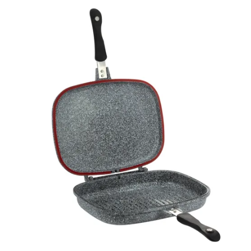 Сковорідка-гриль 32см литий алюміній а/п Grey marble 100516 Ofenbach Житомир - изображение 2