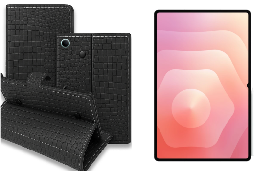 Книжка-трансформер для планшета Samsung Galaxy Tab S9 Fe, Tab S9 Fe Plus 5G, колір Black Krokodil Black Київ