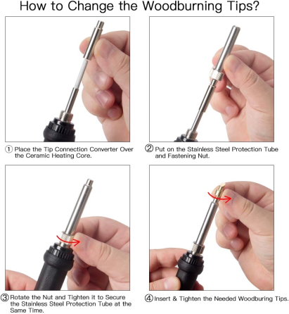 Набір інструментів для випалювання дерева Preciva Луцк