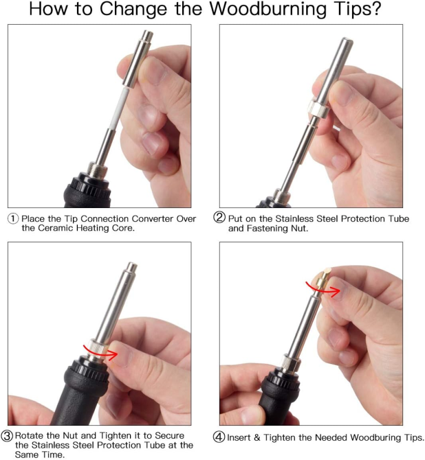 Набір інструментів для випалювання дерева Preciva Луцк - изображение 3