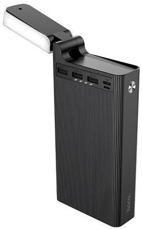 Універсальна мобільна батарея Power bank Hoco J62 Jove Table Lamp 30000mAh (Чорний) Вінниця - фото 1