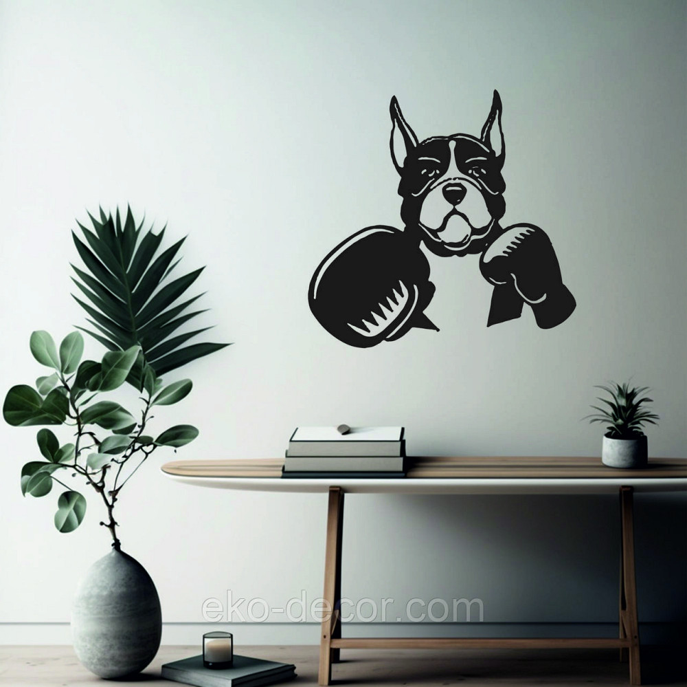 Декоративне настінне Панно «Боксер», Декор на стіну 70*67 см, Чорний Київ - фото 10