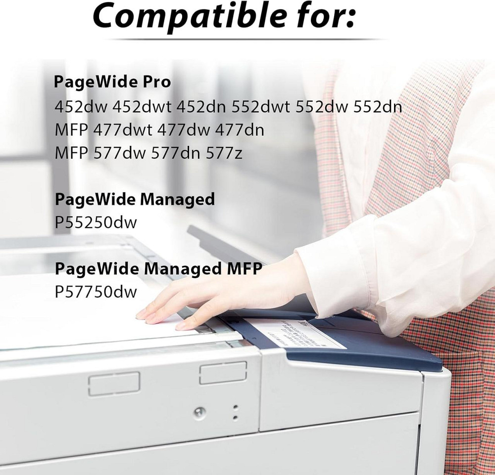 Комплект картриджей Jagute 973X и HP 973X 973 XL чернильные картриджи для принтера HP PageWide 477dwt 477dw 452dwt 452dw MFP 552dw Днепр - изображение 4