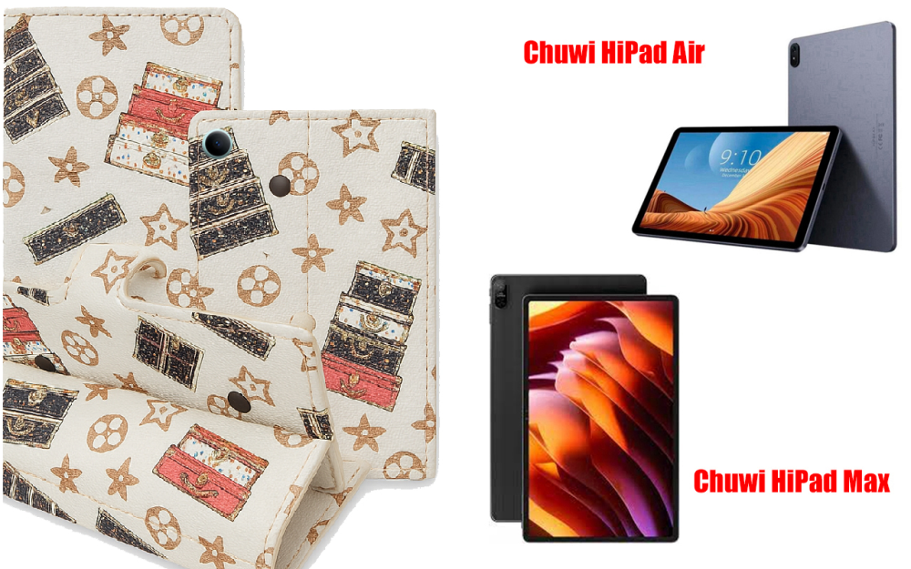 Книга-трансформер для планшета Chuwi Hipad Air, Hipad Max, цвет Black Lyi White Киев - изображение 1