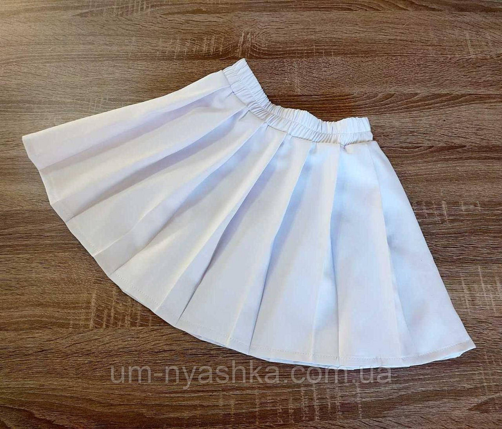 Спідниця теніска біла р.116-158 Кривий Ріг - фото 1