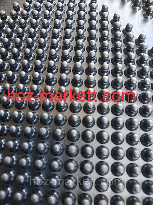 Коврик 90 х 60 х 1 см резиновый Ромб входной   шипы килим Харьков - изображение 6