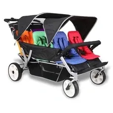 Дитяча коляска Babytrold Trille Bus Wózek Do Żłobka 6 Osobowy Kolorowy +Silnik Z Napędem Київ