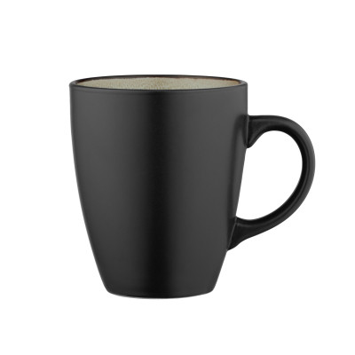 Чашка Ardesto Bolzano, 380мл, кераміка, чорно-зелений (AR2938BM) Вінниця - фото 1