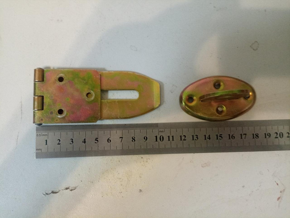 Скоба-завіса колодки  45х150мм, оцинк жовтий "P-o" Київ - фото 3