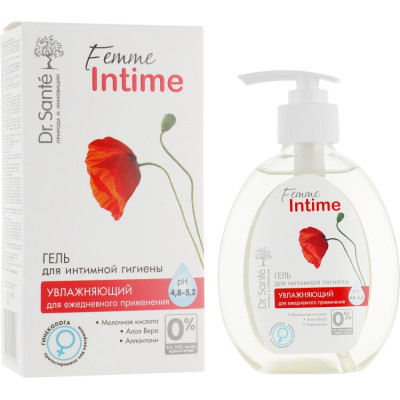 Гель для интимной гигиены Dr. Sante Femme Intime Увлажняющий 230 мл (4823015922916) Винница - изображение 2