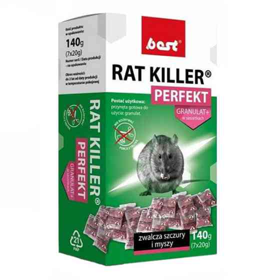 Мумифицирующее средство для грызунов Best RAT Killer Perfekt, 140 г Одесса