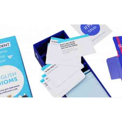 Обучающий набор English Student Карточки для изучения английского языка Idioms, украинский (591225923) Винница