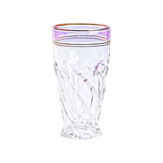 Рожеві високі стакани 6 шт по 250 мл Київ