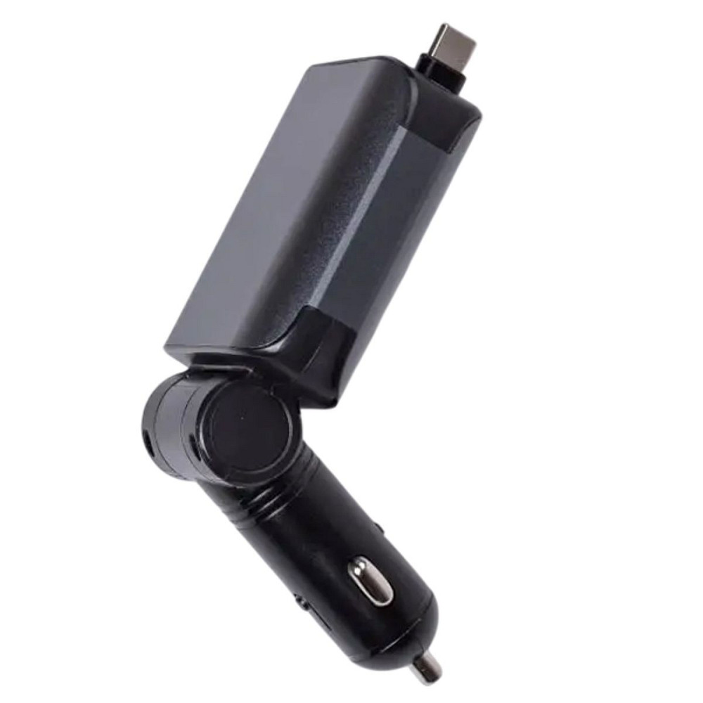 Shenzhen Автомобільний зарядний пристрій LED-проекція, зі швидкою зарядкою та висувним кабелем Київ - фото 4