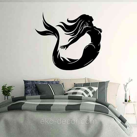 Декоративное настенное 3D Панно «Русалочка» Декор на стену с объемом Киев