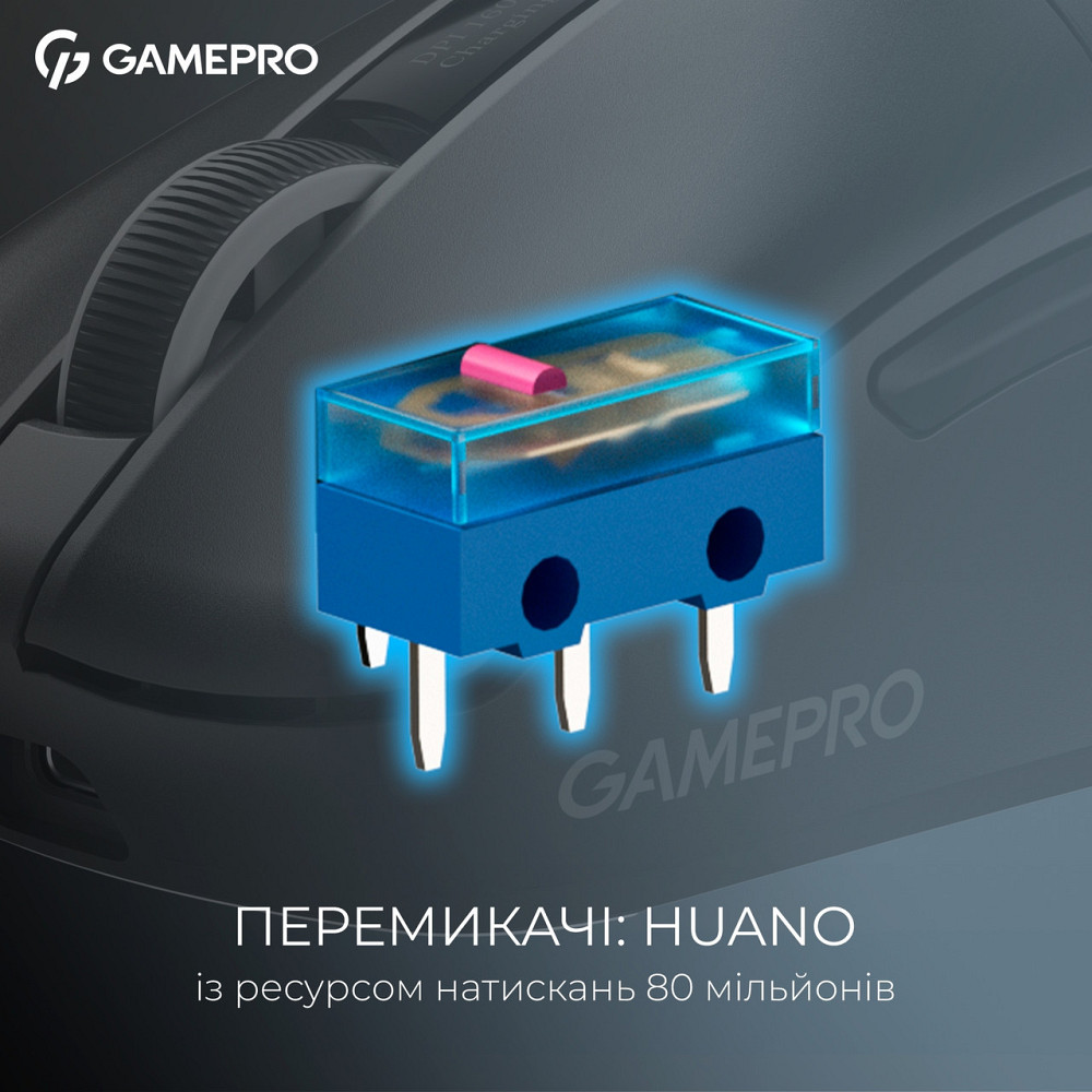 Миша бездротова GamePro Asgard Thor Black (GM023B) ( Чорний ) Харьков - изображение 5