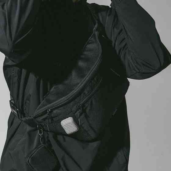 Мужская бананка с отделениями, Сумка бананка черная, Сумка ремень на пояс мужская PN-71 Ивано-Франковск