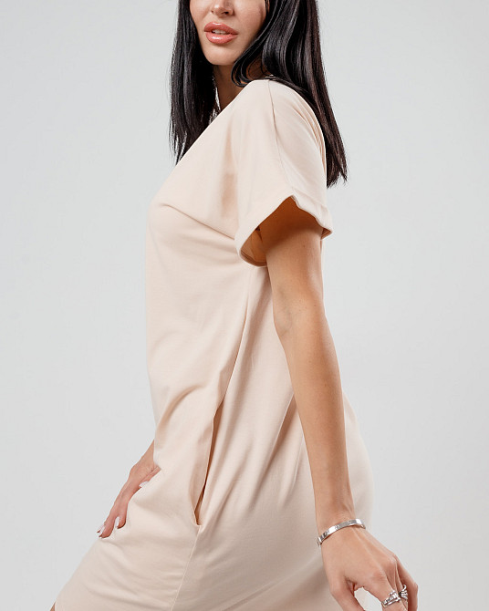 Летнее платье с карманами Nirvana 46-48, Бежевый Киев - изображение 5