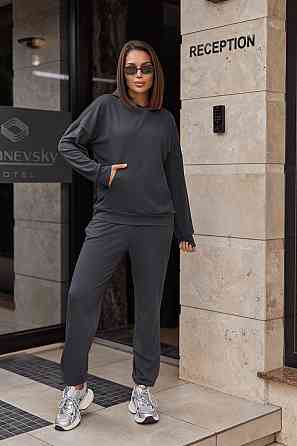 Спортивний костюм худі та джогери "Dante" | Батал | Розпродаж моделі Графіт, 50-52 Київ
