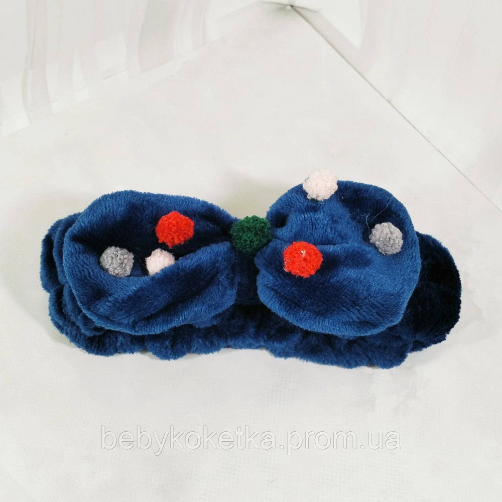 Косметична пов'язка для голови з бантиком Львів - фото 2