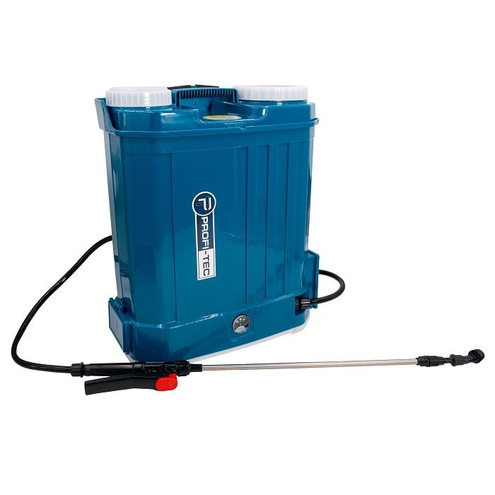 Мощный аккумуляторный опрыскиватель PROFI-TEC PS1610 : с АКБ 12V 8Ah, бак 16л (005970) Киев - изображение 2