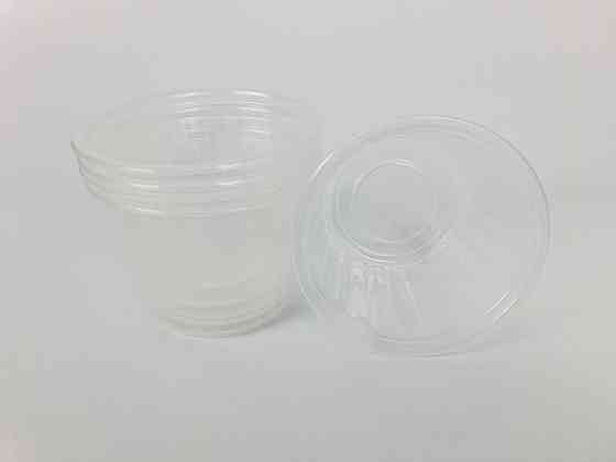 Супник прозрачный ребристий D-115 мм 500 мл (50 шт) Харьков