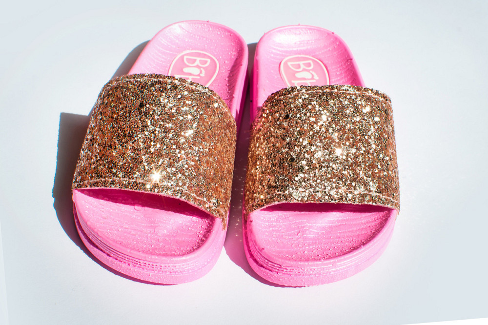 Шлепанцы летние детские для девочки розовые 