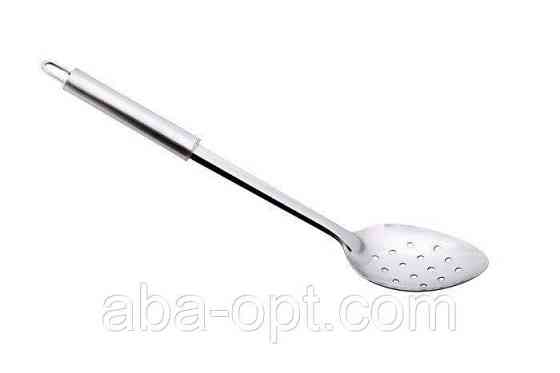 Ложка нержавіюча гарнірна перфорована "Труб Овал" L 35 см (шт) Одеса