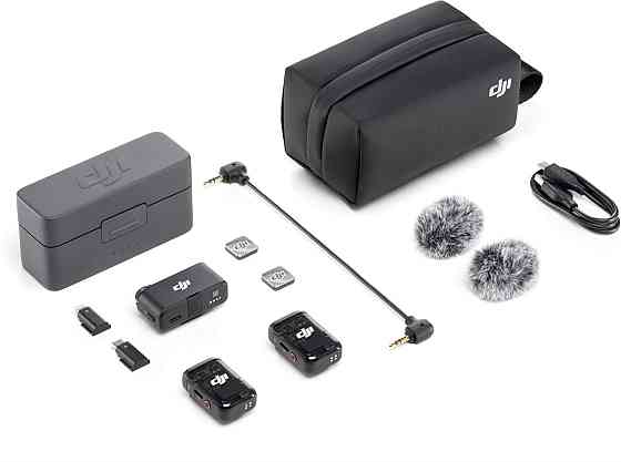 Мікрофонна радіосистема DJI Mic 2 (2 TX + 1 RX + Charging Case) (CP.RN.00000325.01) ( 13172 ) Харьков