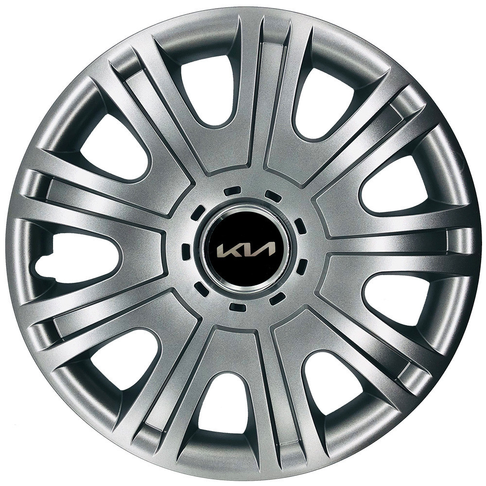 Автомобильные модельные колпаки R15 Kia NEW 319 4шт, SJS, серебристые Киев - изображение 1