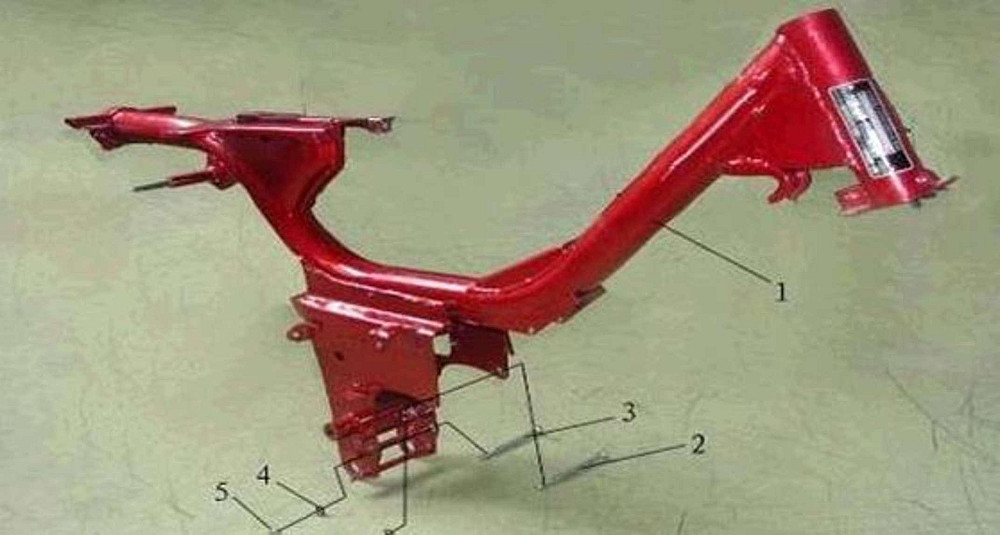 Рама на мопеді Delta KOMATCU (mod.A) Киев - изображение 1