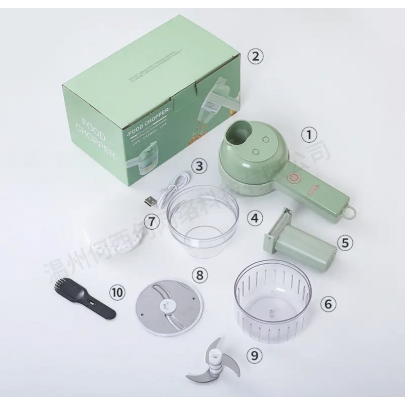 Ручной Электрический резак для овощей 4 в 1 FOOD CHOPPER Catling YL 890  (50 шт/ящ) Одеса - фото 1