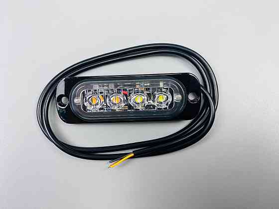 Стробоскоп автомобільний, Аварійні попереджувальні вогні для транспортних засобів LED 12В/24В (4 Led діодів) Мукачево