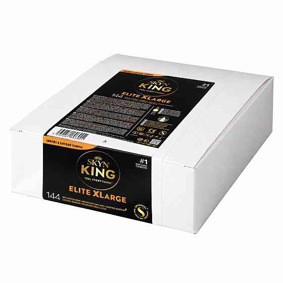 Безлатексные премиум-презервативы SKYN King Elite XLarge 144 шт Sex Aura Киев