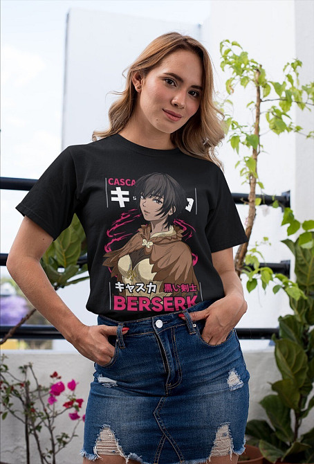 Футболка з аніме принтом Берсерк Манга Стріп Гутс оверсайз (S/M/L) Чорний AnimeJ0138 Дніпро - фото 2