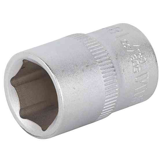 Насадка шестигранна коротка 1/2" 18 мм CrV mid SIGMA (6071181) Київ