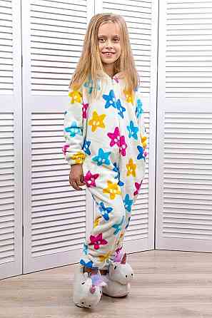 Детская пижама кигуруми Единорог детский и подростковый, звезда, молочный топ Киев
