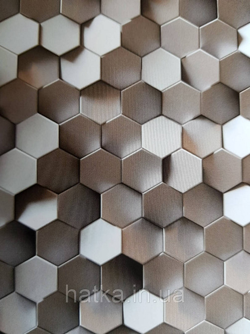 Обои виниловые Grandeco One roll one motif 2 A34701 панно лофт геометрия 3д фигуры многоугольники Киев - изображение 3