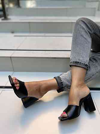 ARLEN Шльопанці жіночі ARLEN Ш-Амина чорні (літо, шкіра натуральна) (4878) Коломия