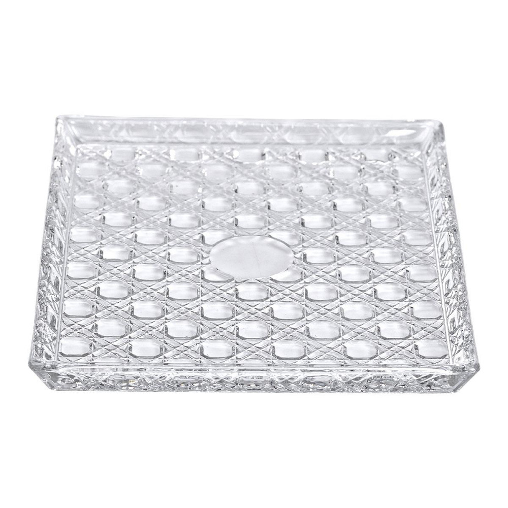 Скляне блюдо для закусок Lirmartur 24,5x20,5 см Київ - фото 3