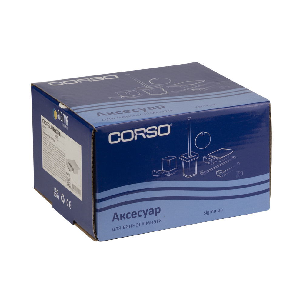 Мыльница COMO 124×116×38мм CORSO (9681111) Киев - изображение 4