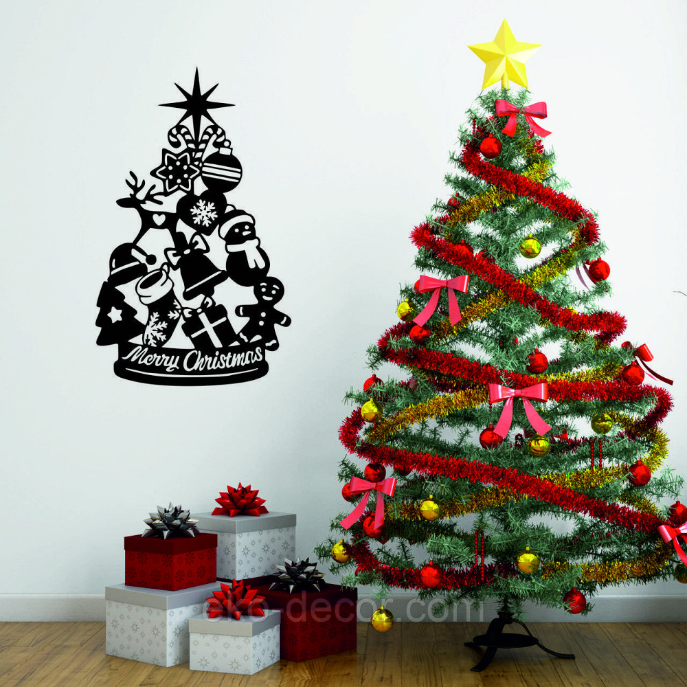 Декоративное настенное Панно «Новый год», Декор на стену 110*67 см, Чёрный Киев - изображение 7