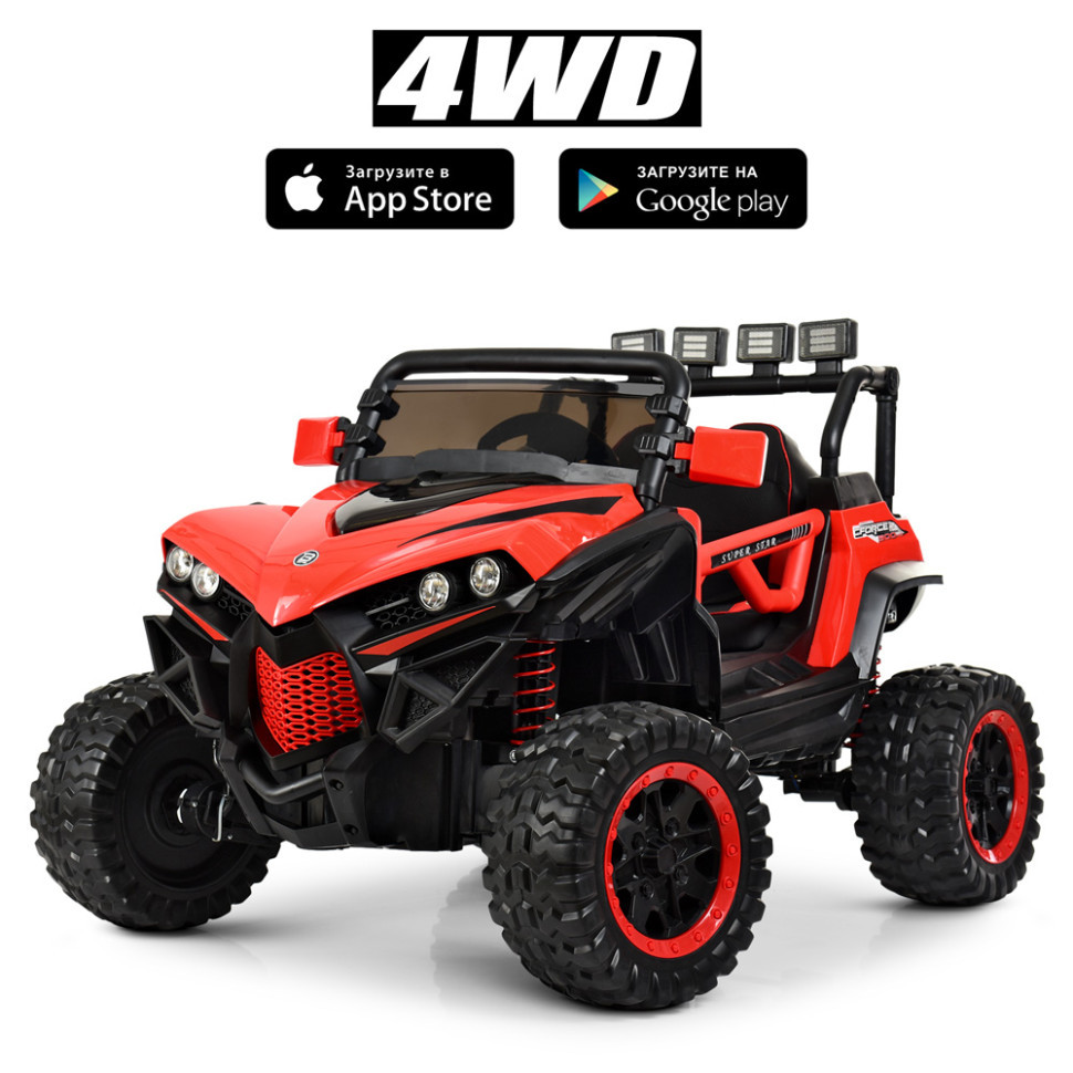 Електромобіль дитячий Джип M 3804EBLR-3 з музикою та світлом Вінниця - фото 7